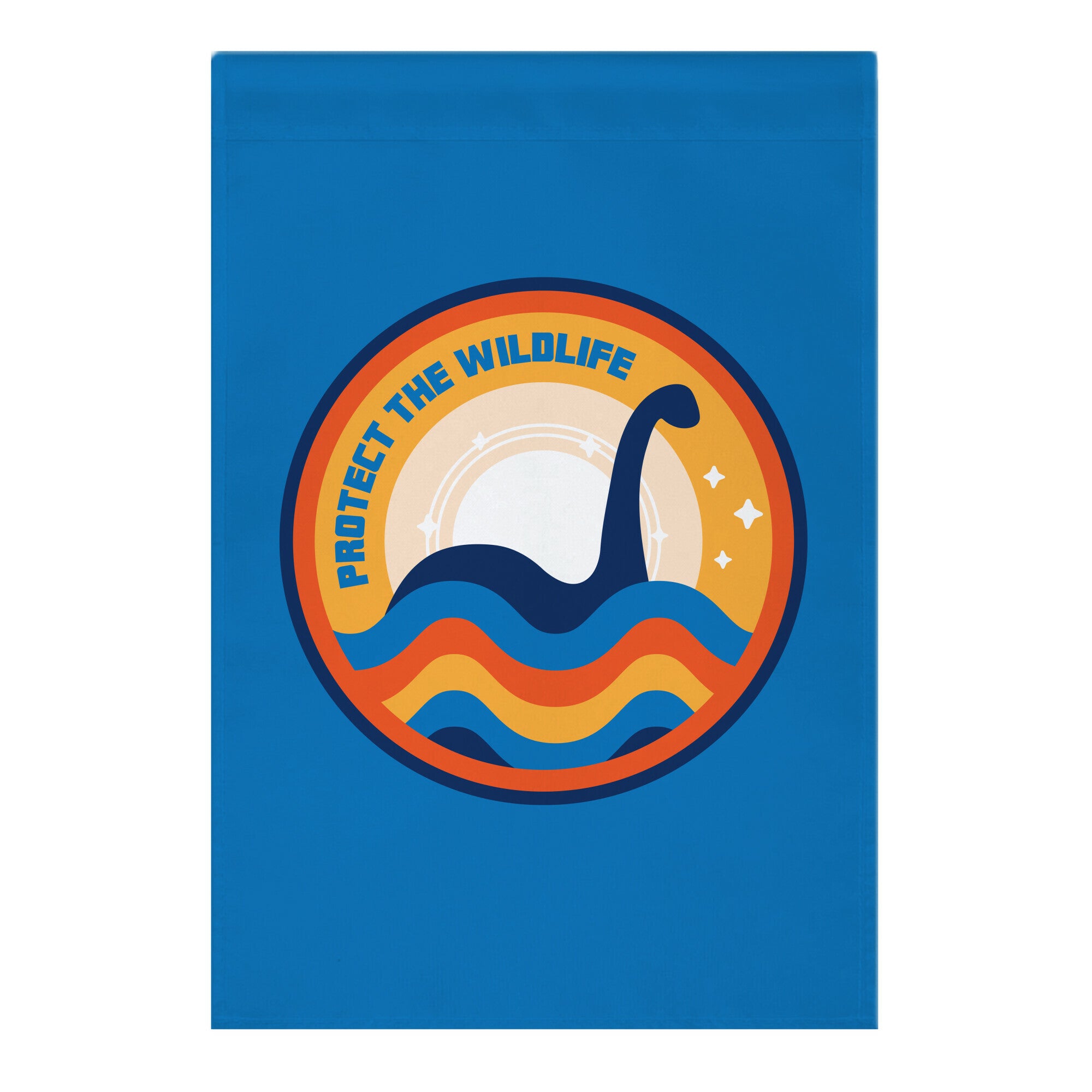 Protect The Wildlife - Nessie, Loch Ness Monster Garden Flag